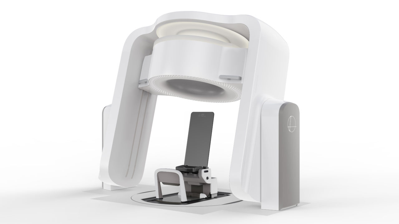Leo Cancer Care's Upright Proton Therapy Machine, Marie.